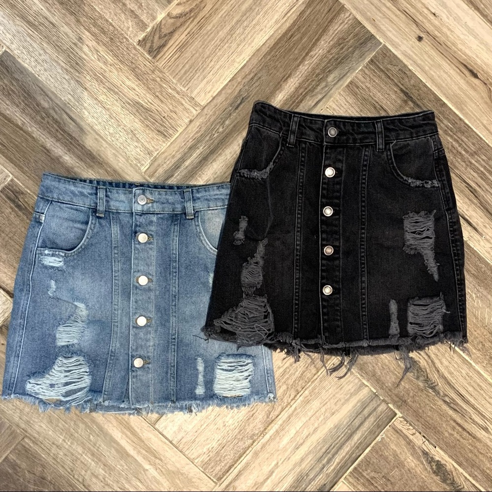 Free People Denim Skirt